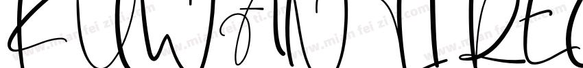 KUWANTI REGULAR字体转换